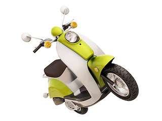 Image showing Classic scooter isolated