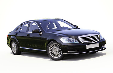 Image showing Modern luxury executive car