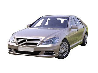 Image showing Modern luxury executive car