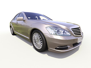 Image showing Modern luxury executive car