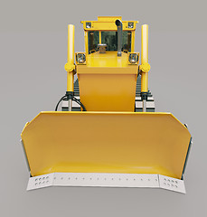 Image showing Heavy crawler bulldozer 