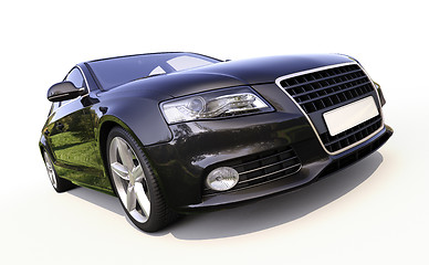 Image showing Modern car on a light background