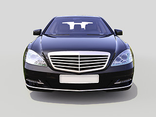 Image showing Modern luxury executive car