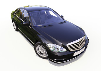 Image showing Modern luxury executive car