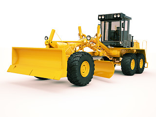 Image showing Modern grader 