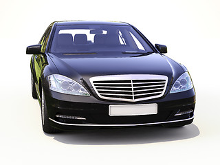 Image showing Modern luxury executive car