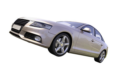 Image showing Modern luxury car isolated