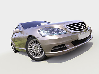 Image showing Modern luxury executive car