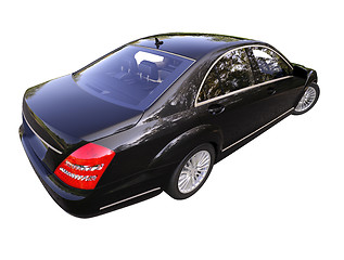 Image showing Modern luxury executive car