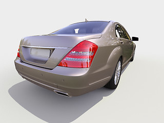 Image showing Modern luxury executive car