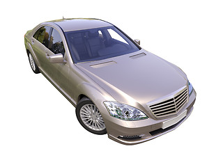 Image showing Modern luxury executive car