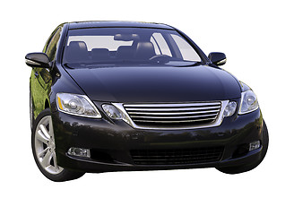 Image showing Modern luxury car isolated