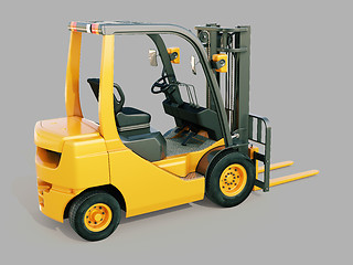 Image showing Forklift truck