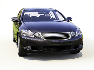 Image showing Modern car on a light background