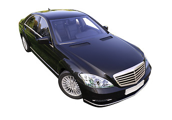 Image showing Modern luxury executive car