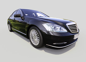 Image showing Modern luxury executive car