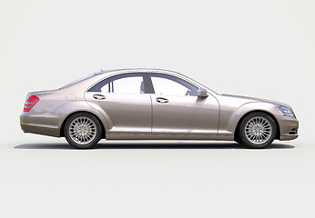 Image showing Modern luxury executive car