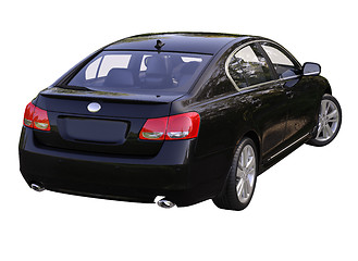 Image showing Modern luxury car isolated