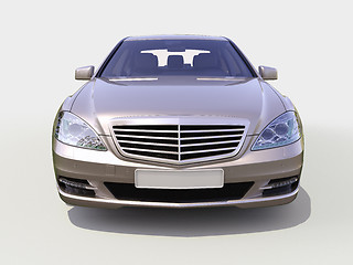 Image showing Modern luxury executive car