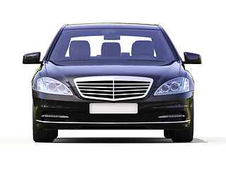 Image showing Modern luxury executive car