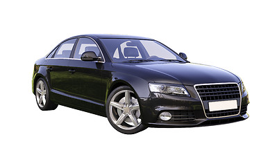 Image showing Modern luxury car isolated