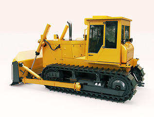 Image showing Heavy crawler bulldozer 