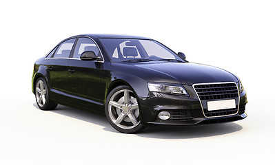 Image showing Modern car on a light background