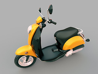 Image showing Classic scooter