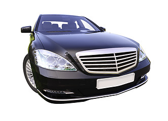 Image showing Modern luxury executive car