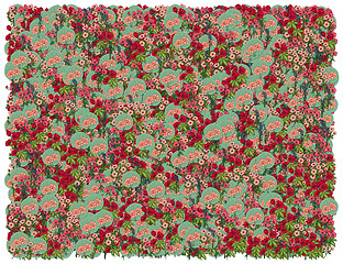 Image showing Colorific Floral background. From The Floral background series