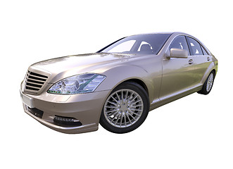 Image showing Modern luxury executive car