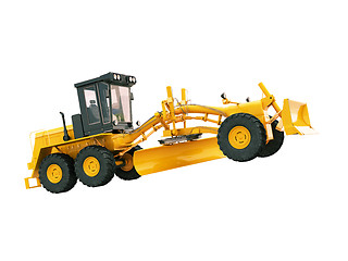 Image showing Modern grader isolated