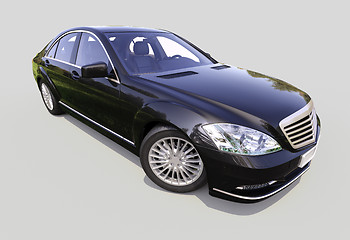 Image showing Modern luxury executive car