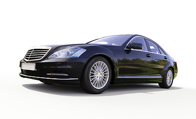 Image showing Modern luxury executive car