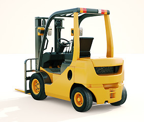 Image showing Forklift truck