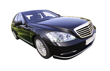 Image showing Modern luxury executive car