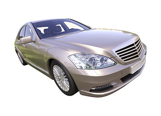 Image showing Modern luxury executive car