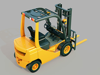 Image showing Forklift truck