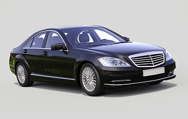 Image showing Modern luxury executive car