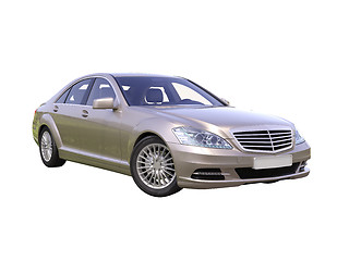 Image showing Modern luxury executive car