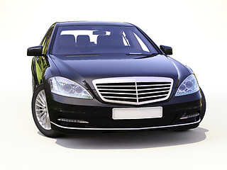 Image showing Modern luxury executive car