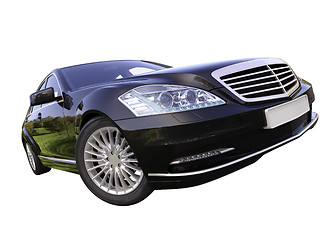 Image showing Modern luxury executive car