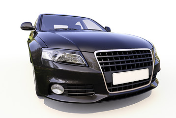 Image showing Modern car on a light background