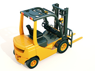 Image showing Forklift truck