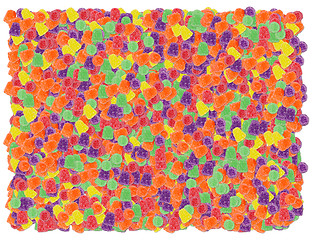 Image showing Candies background. From the Food background series