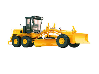 Image showing Modern grader isolated