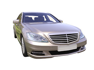 Image showing Modern luxury executive car