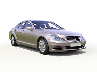 Image showing Modern luxury executive car