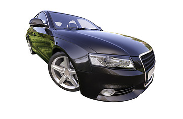 Image showing Modern luxury car isolated