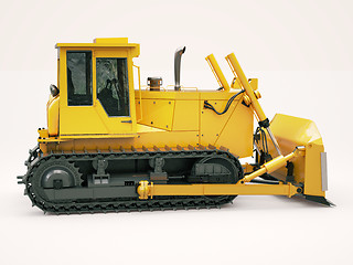 Image showing Heavy crawler bulldozer 